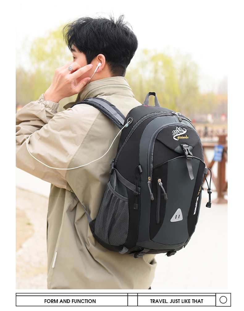 ActiveGo Foreign Trade New Multifunctional Hiking For Men Outdoor Trekking Large Capacity Travel Bag USB Charging Casual Backpack_voghion.com