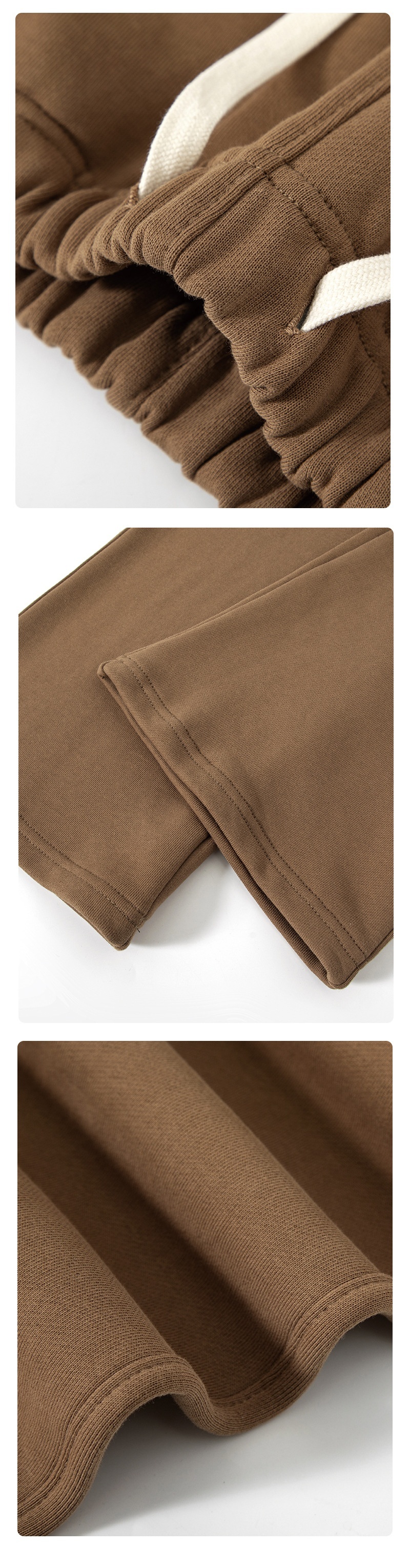 ragazzo Ragazzo KITE Abbigliamento Uomo Autunno Inverno 2025 Stile Americano Transfrontaliero Largo Tinta Unita Basic 430G Puro Cotone Con Cappuccio_voghion.com