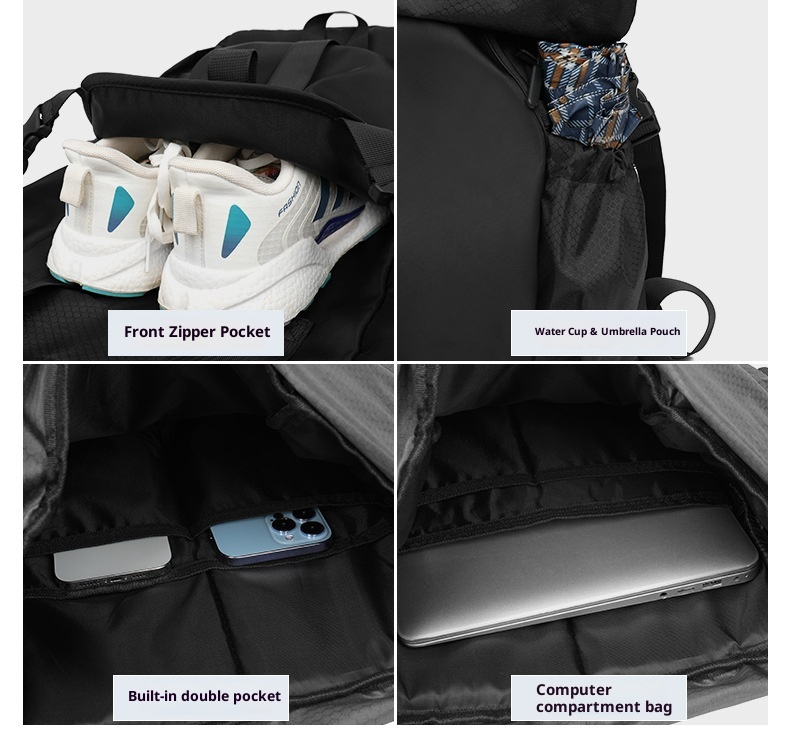 Zaino sportivo ActiveGo per alpinismo, ciclismo, escursionismo, grande capacità, leggero, da viaggio, per lavoro, computer_voghion.com