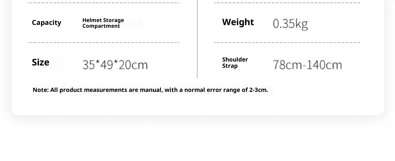 ActiveGo Helm auf Lager Outdoor-Sportarten Reiten Großer Fassungsvermögen Multifunktionaler wasserdichter Rucksack Pendler Motorrad Schultasche_voghion.com