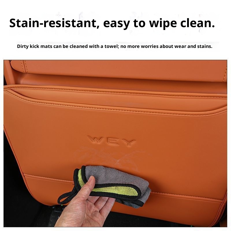 23-25 Wei Brand Smart Driving Blue Mountain Seat Anti-Kick Pad Arancione Upgrade Modifica Interni Auto Speciale_voghion.com