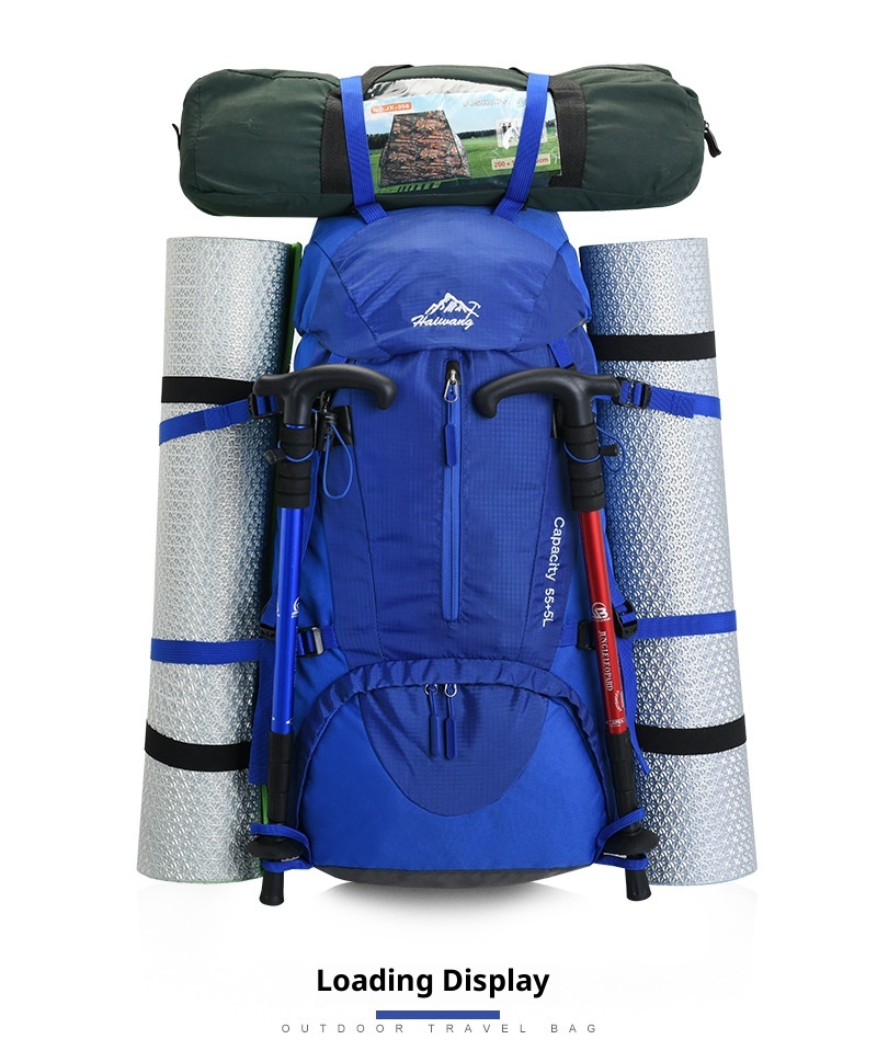 ActiveGo Sipariş Bağlantısı Açık Hava Yürüyüşü Erkekler 60L Büyük Kapasiteli Hafif Sırt Çantası Kadın Trekking Çantası Su Geçirmez Seyahat_voghion.com