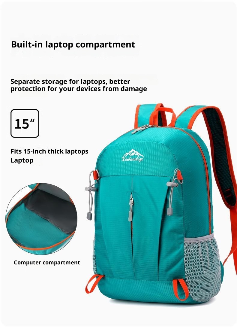ActiveGo Sports Foldable New Travel Bag Ultra-Light Mountaineering Large Capacity Casual Backpack_voghion.com