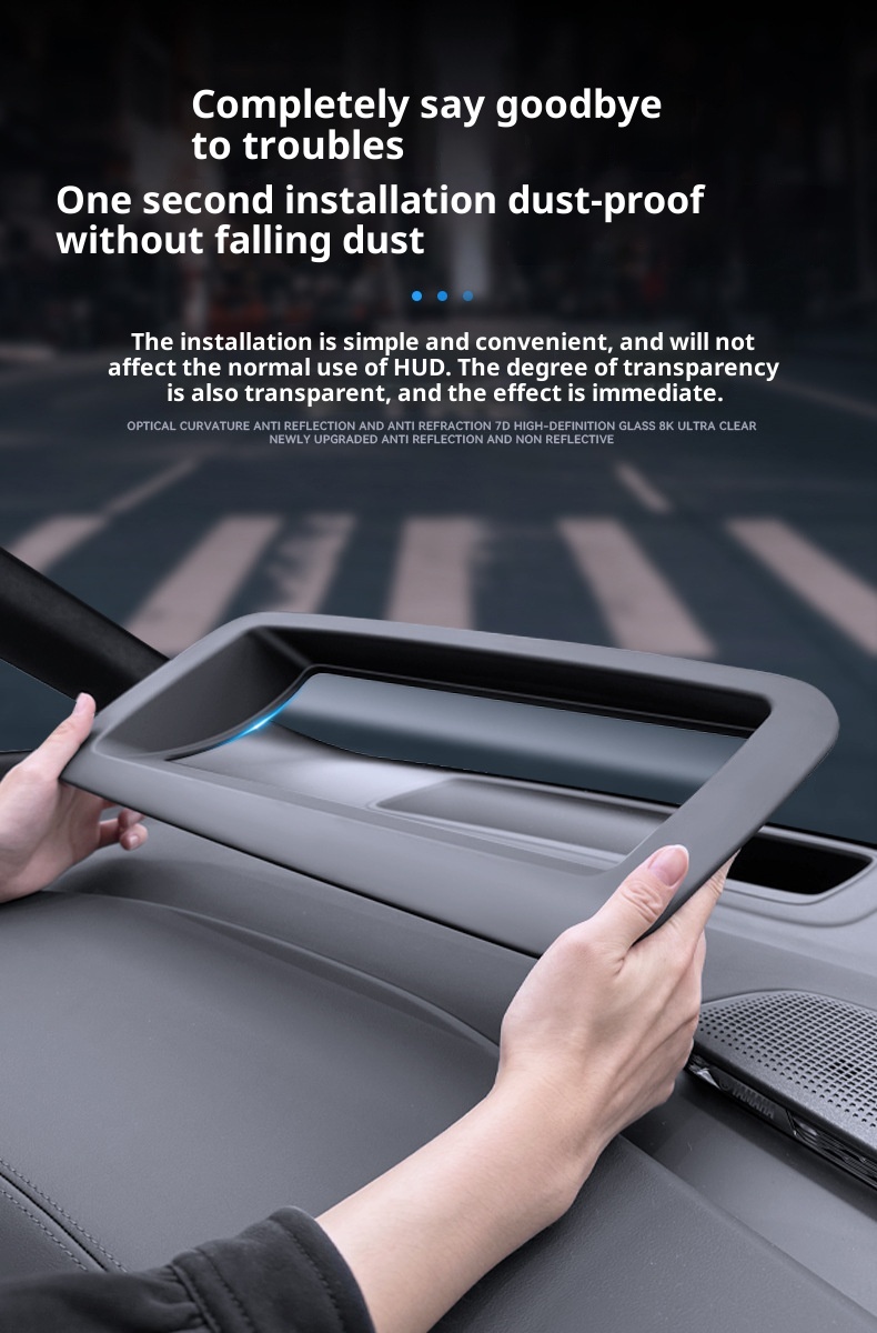 Compatible With 24 Models Of JiKrypton 009 Curved Fifth Generation Head-Up Display Protective Cover Dashboard HUD Car_voghion.com