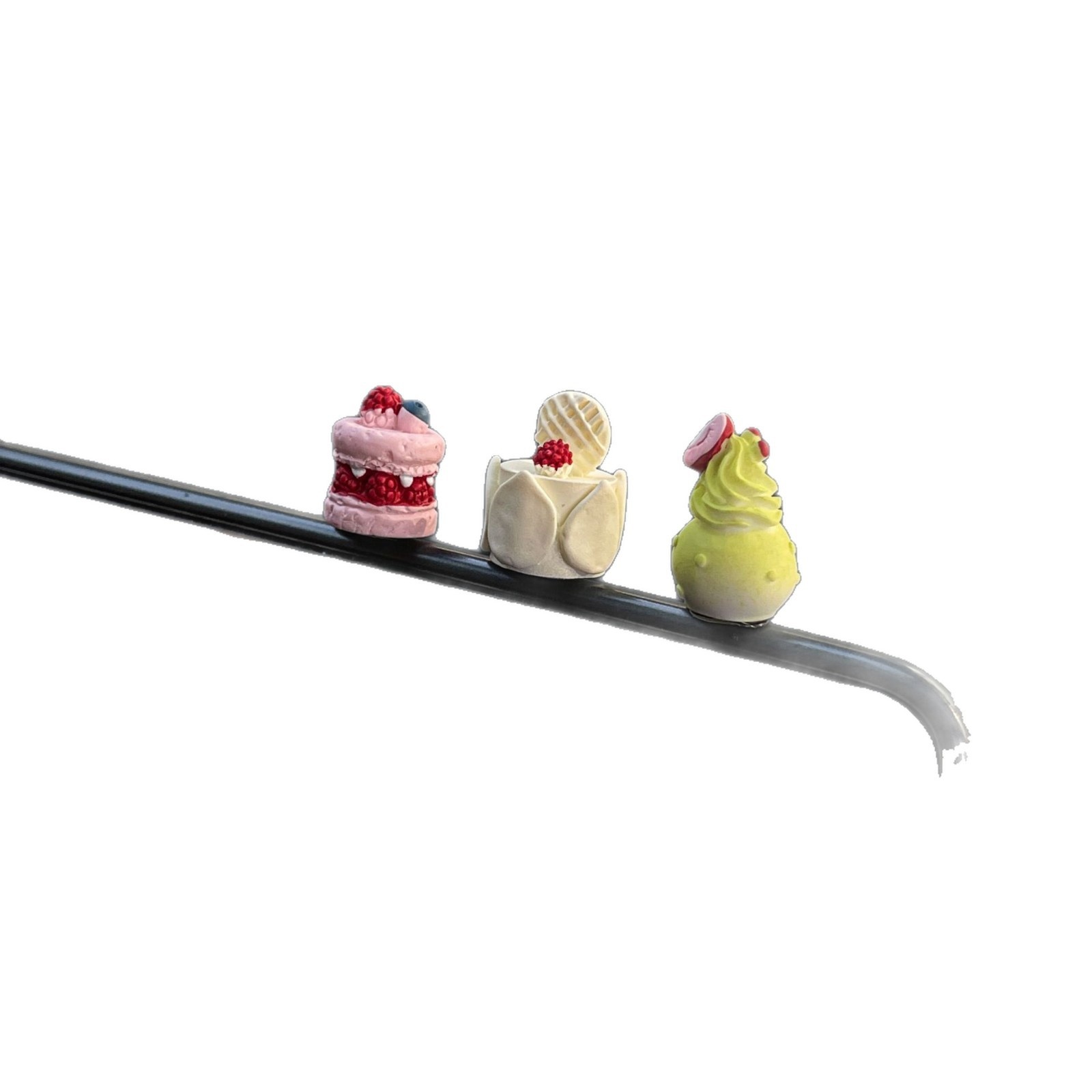 ute Ornament Screen Computer Monitor Decoration Car Interior Healing Cream Cake_voghion.com