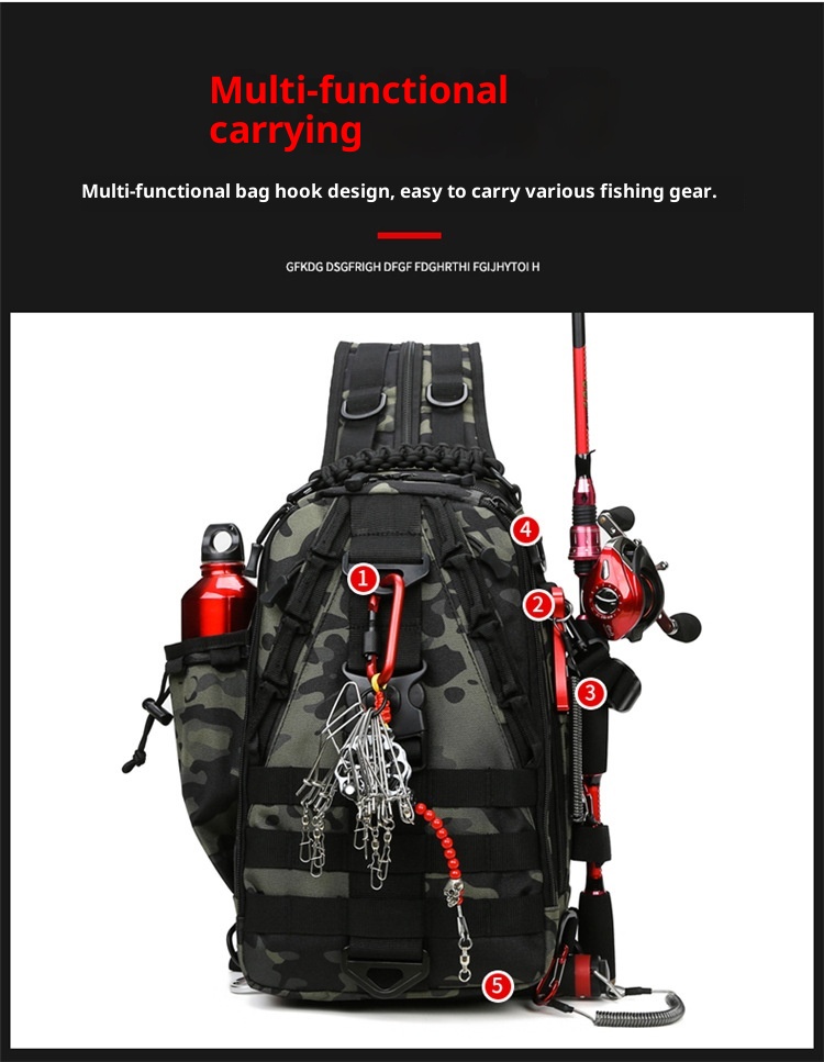 ActiveGo Lure Large Capacity Tactical Backpack For Men Multifunctional Outdoor Travel Hiking Cycling Camouflage Single And Double_voghion.com