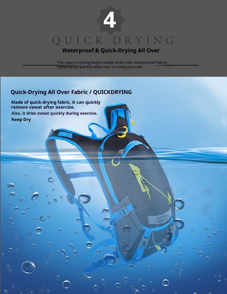 ActiveGo Warneheim Cross-Border New Model Cycling Bag Outdoor Hiking Large Capacity Water-Resistant Bicycle Backpack_voghion.com