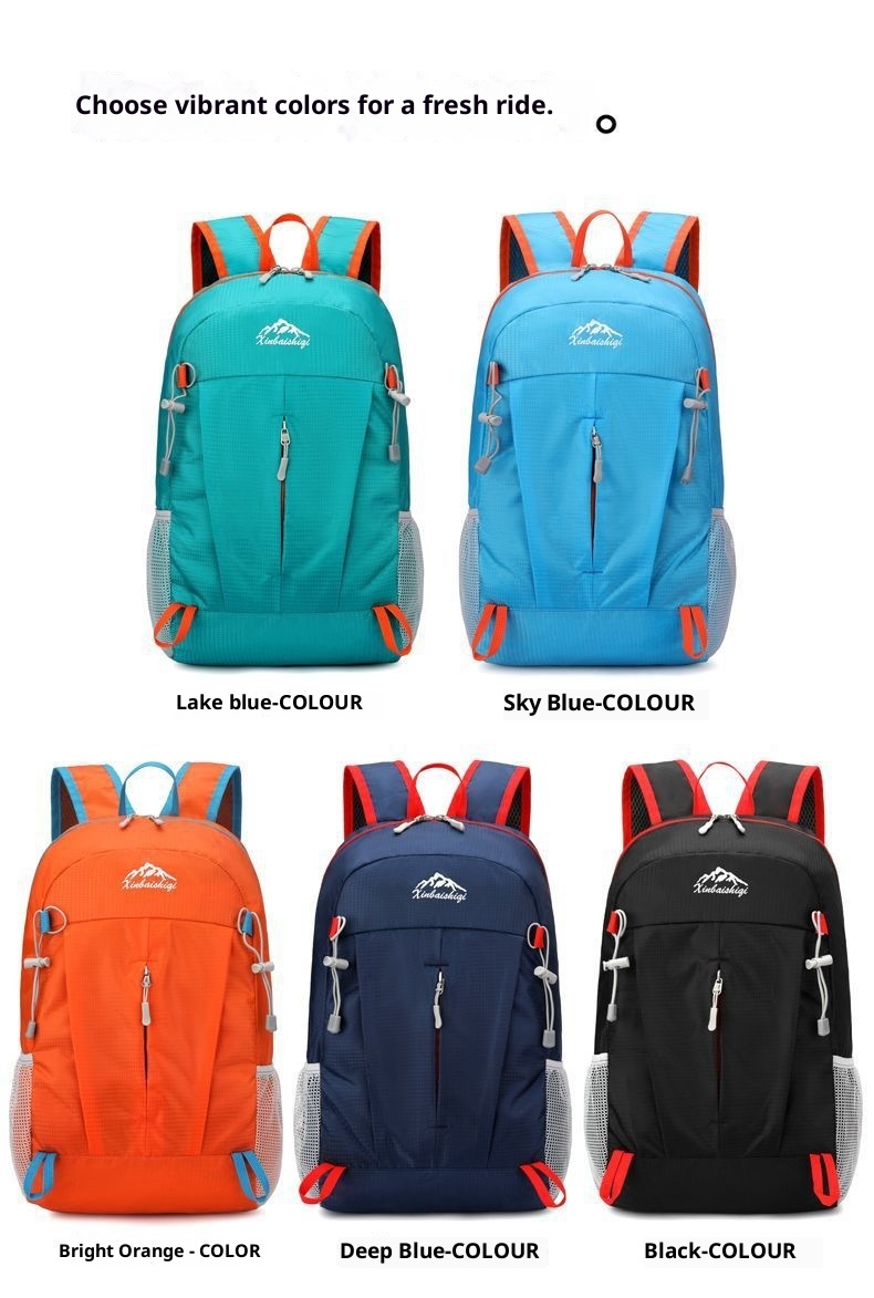 ActiveGo Sports Foldable New Travel Bag Ultra-Light Mountaineering Large Capacity Casual Backpack_voghion.com