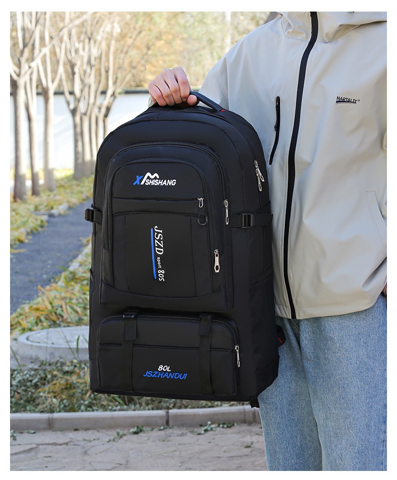 Zaino da escursionismo ActiveGo, extra large, per alpinismo, casual, da viaggio, per esterni, con doppia tracolla_voghion.com