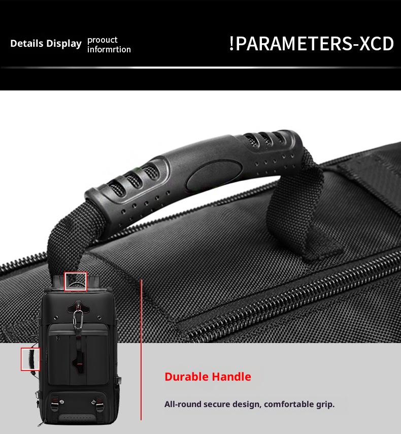 ActiveGo Travel Men's Large Capacity Dry Wet Separation Multifunctional Waterproof Shoulder Backpack Luggage Outdoor_voghion.com