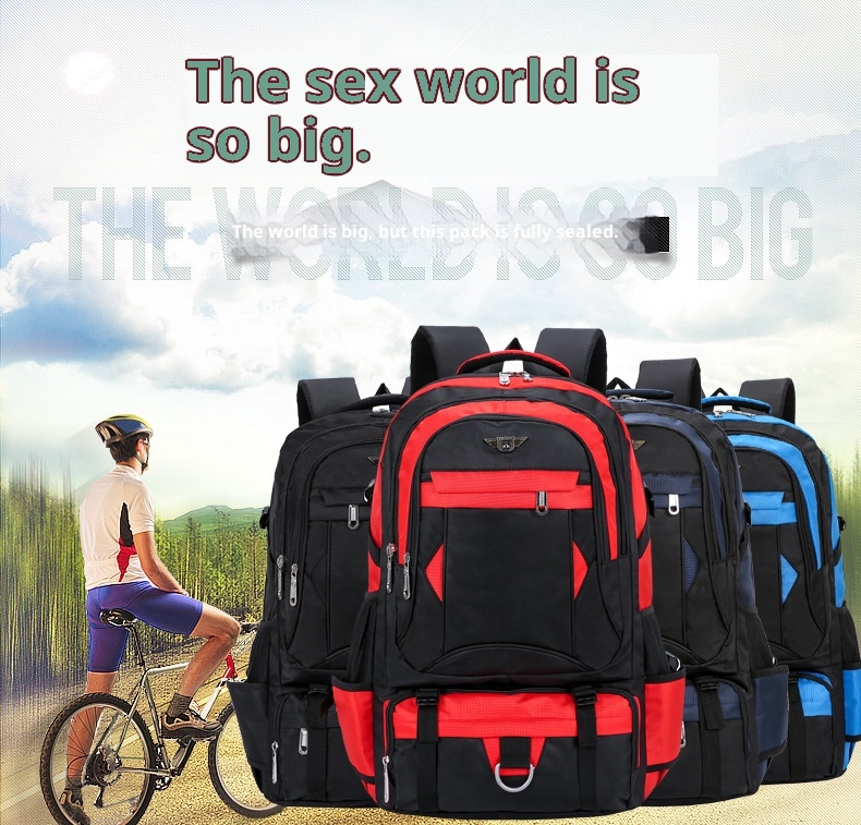 ActiveGo Cross-border Foreign Trade Extra Large Capacity Men's Travel Backpack Casual Sports Style Luggage Hiking School Bag_voghion.com