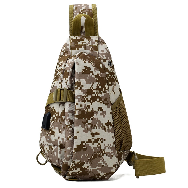 ActiveGo Cross-Border Men's Backpack Large Capacity Travel Shoulder Tactical Chest Laptop Cycling Hiking Bag_voghion.com