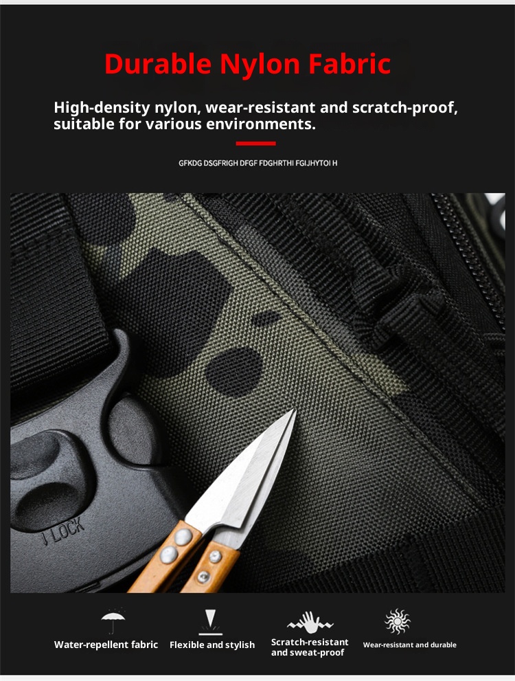 ActiveGo Lure Large Capacity Tactical Backpack For Men Multifunctional Outdoor Travel Hiking Cycling Camouflage Single And Double_voghion.com