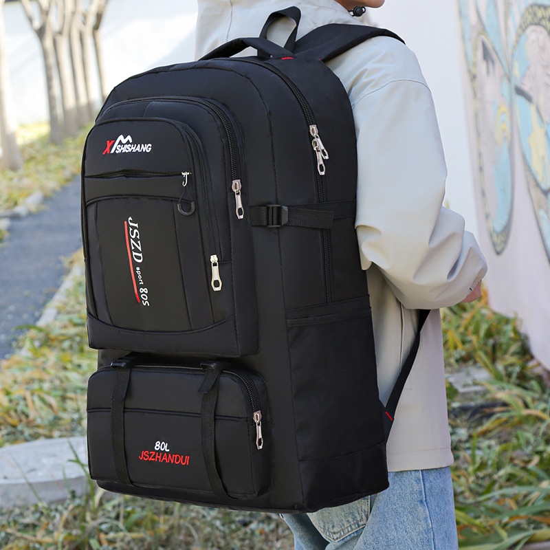 Zaino da escursionismo ActiveGo, extra large, per alpinismo, casual, da viaggio, per esterni, con doppia tracolla_voghion.com