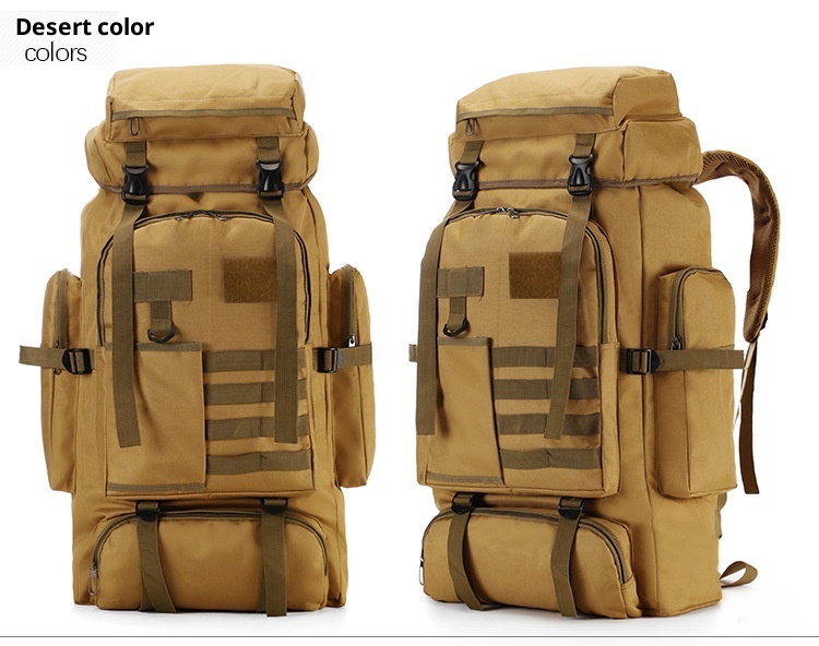 ActiveGo Neuer Cross-Border Outdoor Rucksack mit großem Fassungsvermögen, taktischem Tarnmuster, wasserdicht, ideal für Reisen, Wandern und Camping für Herren_voghion.com