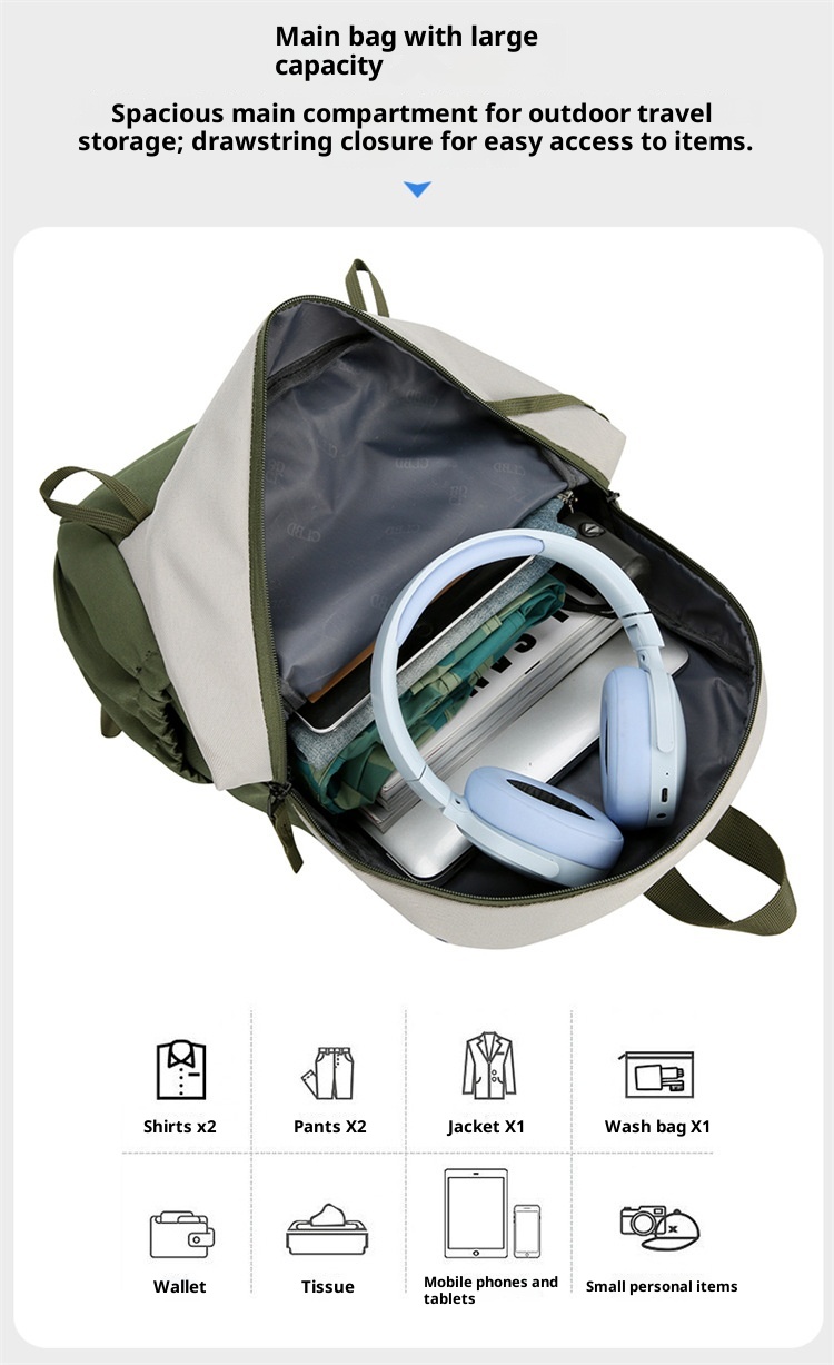 ActiveGo Outdoor New Multifunctional Hiking Mountaineering Sports Ruiying Travel Large Capacity College Student Backpack_voghion.com