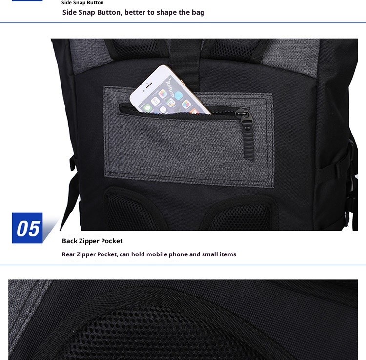 ActiveGo Basketball Men's School Training Multi-Functional Sports Backpack Capacity Extra Large Fitness Hiking Bag Customizable_voghion.com