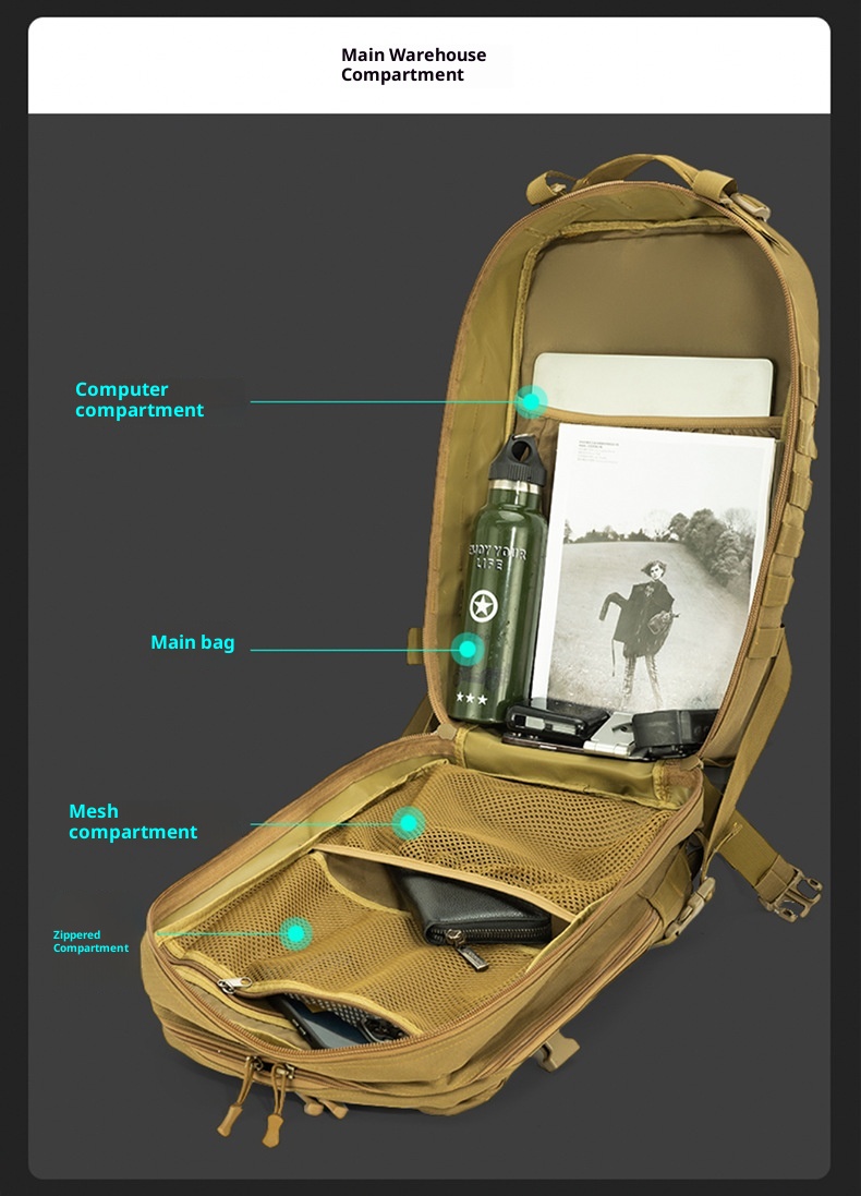 ActiveGo New Product Tactical Camouflage Men's Outdoor Mountaineering Hiking Camping Multifunctional Large Capacity_voghion.com