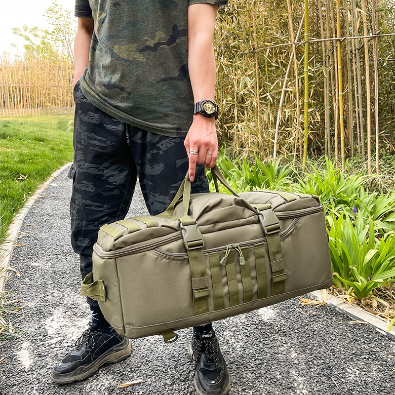 ActiveGo Camouflage Capacity Multifunctional Handheld Large Hiking Climbing Bag Outdoor Travel Backpack_voghion.com