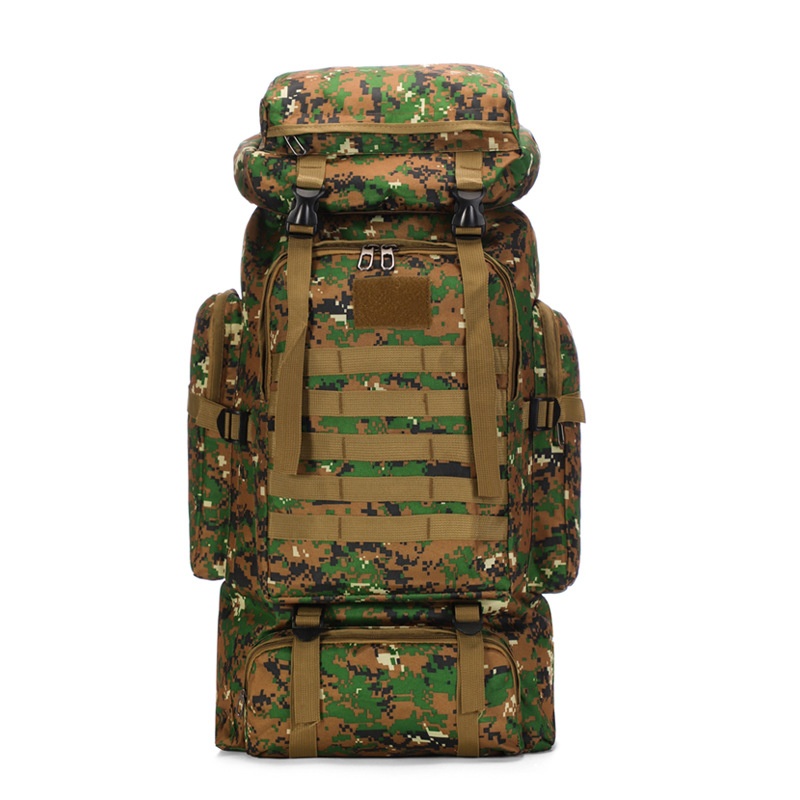 ActiveGo 80L Large Capacity Waterproof Camouflage Hiking Bag Casual Tactical Outdoor Sports Trekking Travel Backpack_voghion.com