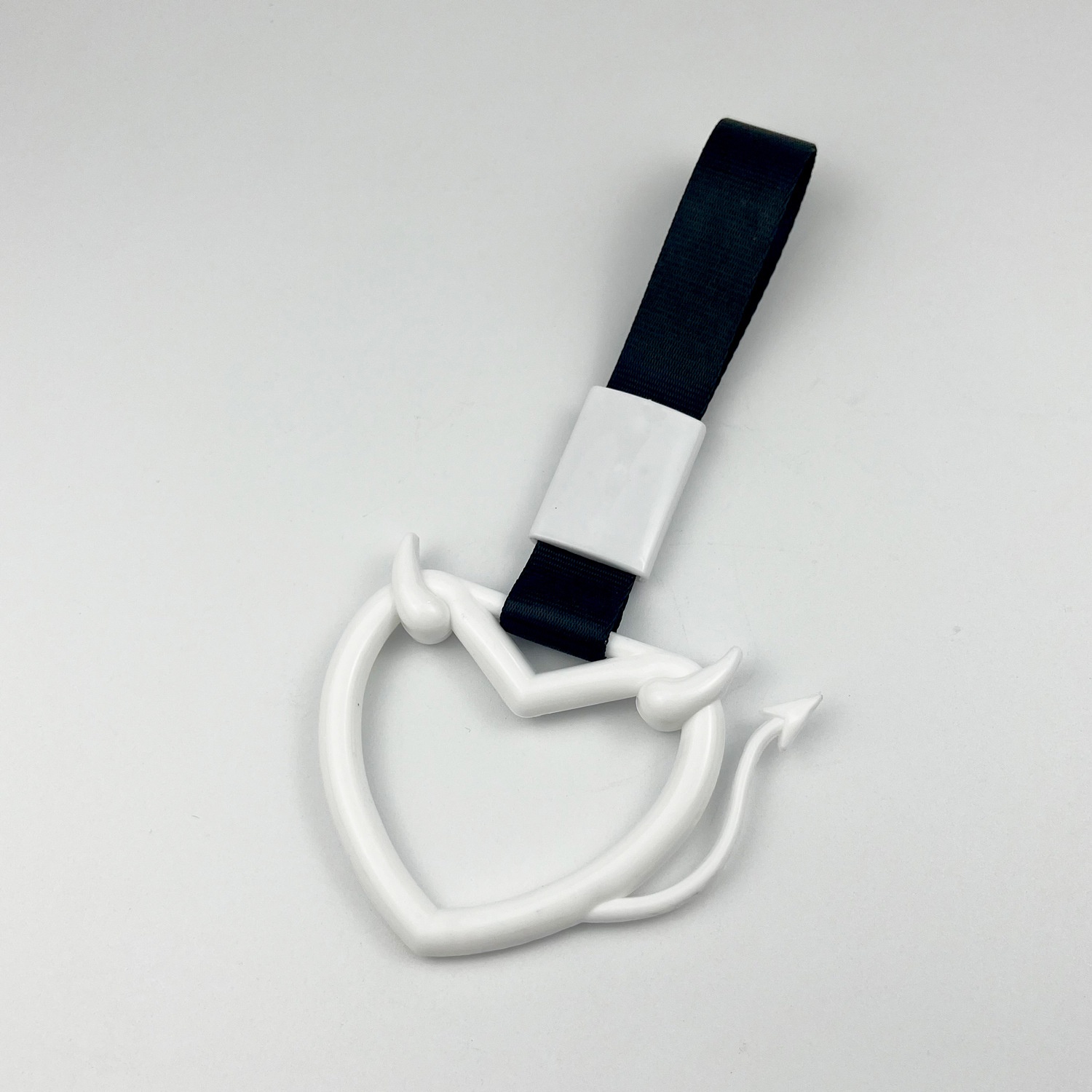 Decorazione diretta dalla fabbrica, nuova, corno da diavolo, tiraggio posteriore, labbro, interno, pendente, anello, auto modificata_voghion.com