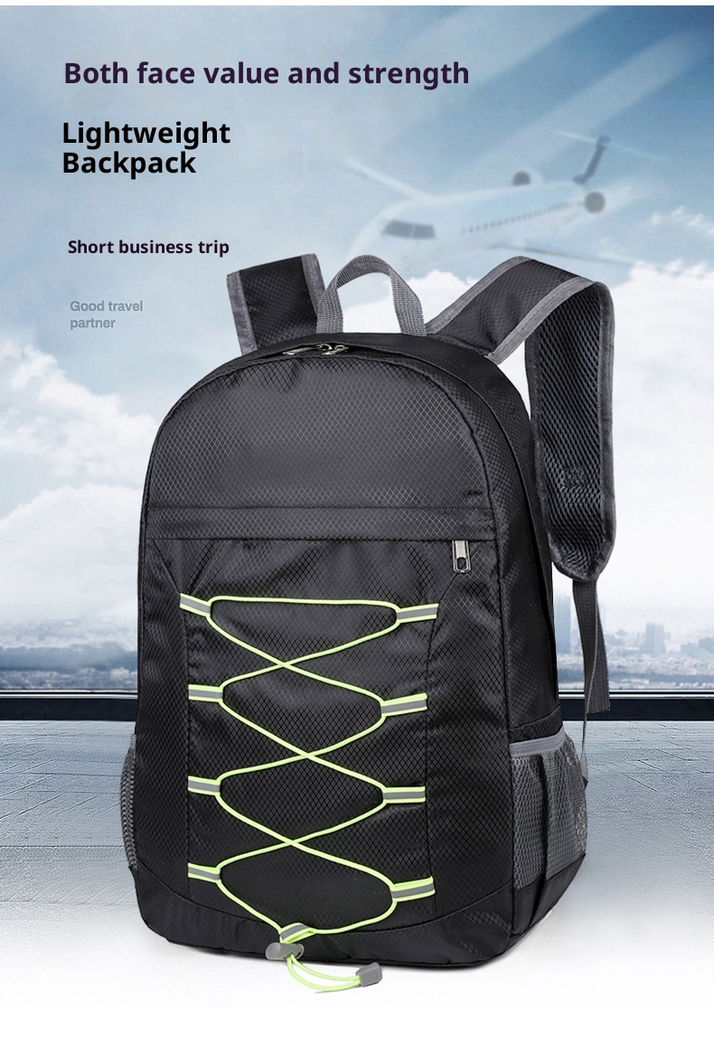 ActiveGo Outdoor Faltbarer Rucksack für Damen und Herren, Multifunktionaler Wander-, Sport- und Reiserucksack, Großes Fassungsvermögen, Tragbar zum Klettern_voghion.com