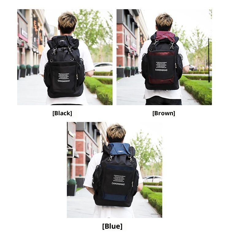 ActiveGo Mountaineering Double Shoulder Men's Travel Luggage Bag Women's Waterproof Multi-Functional Large Capacity Sports Hiking_voghion.com