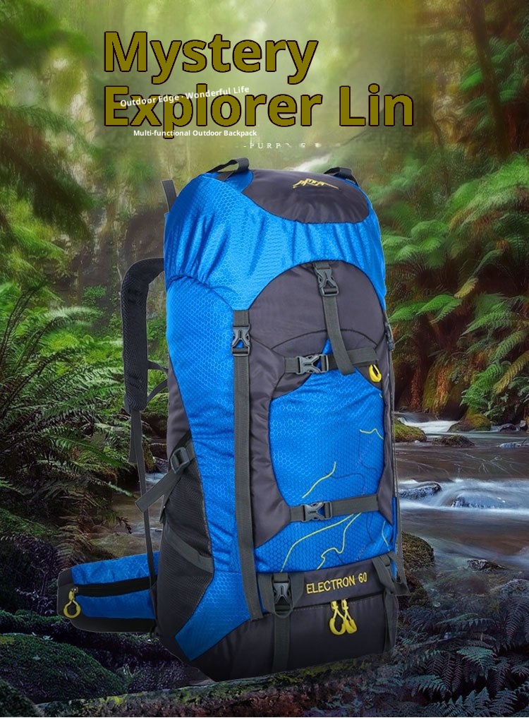 Sac à dos ActiveGo Outdoor Mountaineering pour hommes et femmes, grande capacité, léger et imperméable, idéal pour la randonnée et les voyages._voghion.com