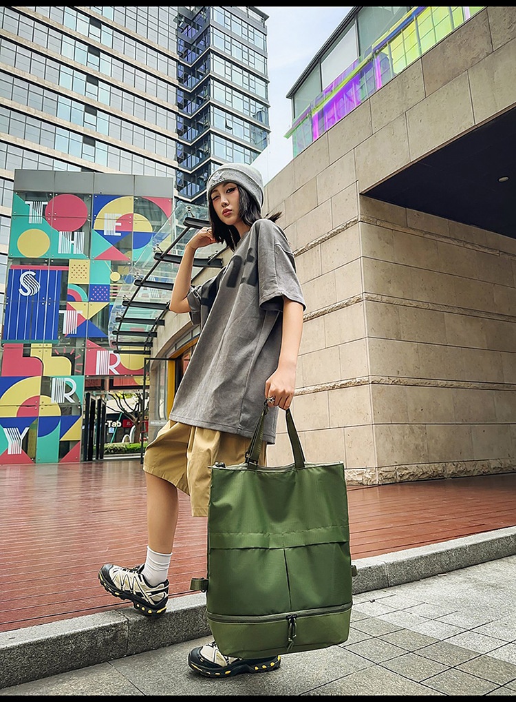 Zaino multifunzionale da uomo ActiveGo, grande capacità, impermeabile, per escursioni, alla moda, per studenti universitari, zaino per laptop_voghion.com