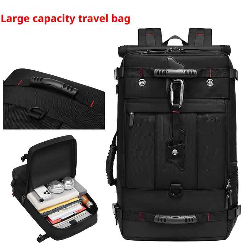 ActiveGo Hot Selling Foreign Trade Cross-Border Men's Travel Backpack Outdoor Sports Capacity Waterproof Extra Large Hiking Bag_voghion.com