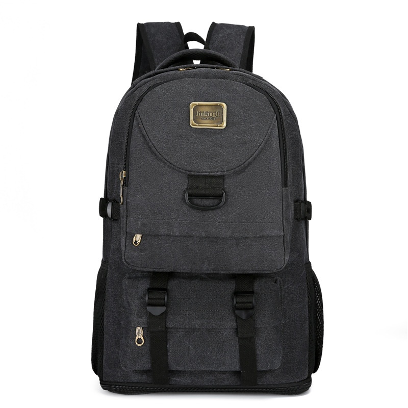 ActiveGo New Large Capacity Backpack Thickened Canvas Luggage Men And Women Mountaineering Lightweight Travel Working Outdoor Bag_voghion.com