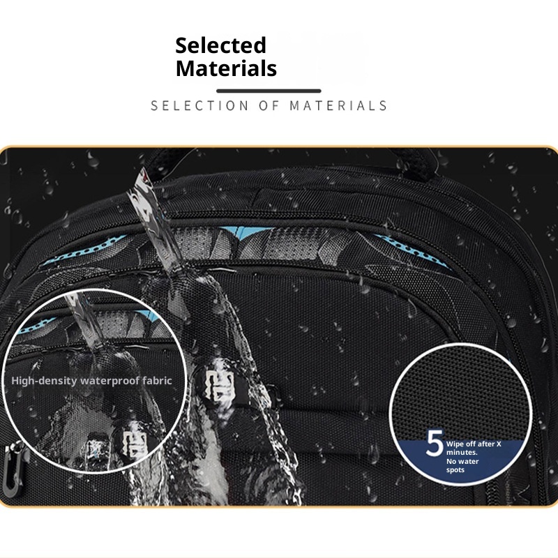 ActiveGo In Stock Korean Version Large Capacity Personality Multi-Functional School Bag Men's Business Travel Backpack Commuting_voghion.com