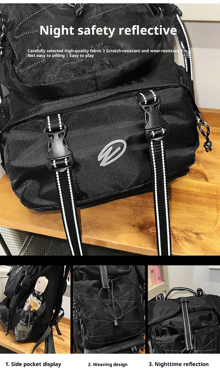 ActiveGo Outdoor Sports Hiking Large Capacity Lightweight Trekking Travel Men's Work Backpack Double Shoulder Student School Bag_voghion.com