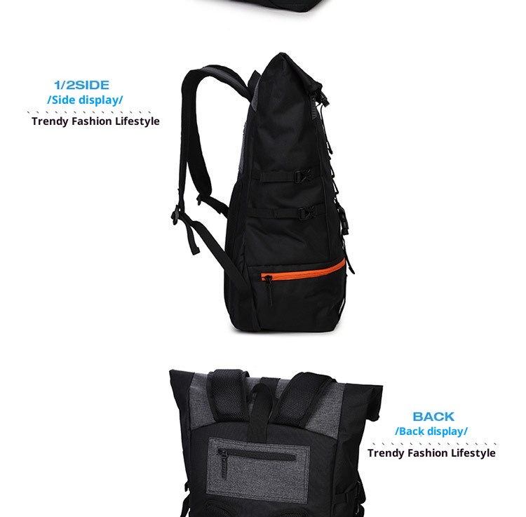 ActiveGo Basketball Men's School Training Multi-Functional Sports Backpack Capacity Extra Large Fitness Hiking Bag Customizable_voghion.com