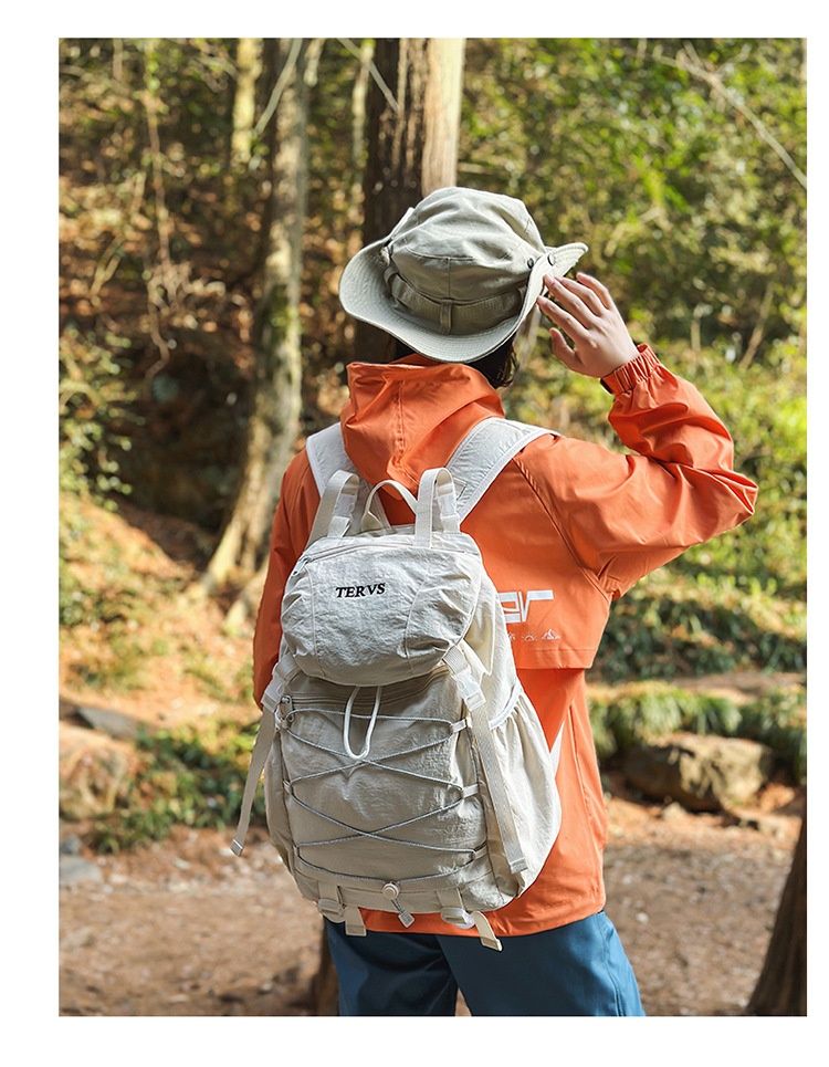 ActiveGo Cross-border Lightweight Men's Drawstring Large Capacity Outdoor Travel Backpack, Women's College Student Backpack_voghion.com