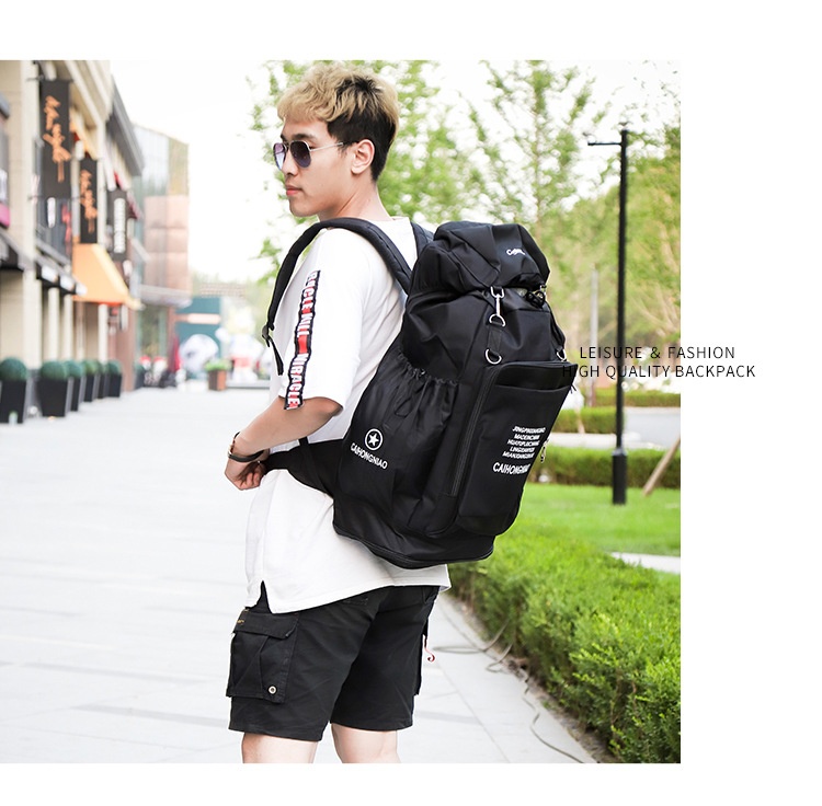 ActiveGo Mountaineering Double Shoulder Men's Travel Luggage Bag Women's Waterproof Multi-Functional Large Capacity Sports Hiking_voghion.com