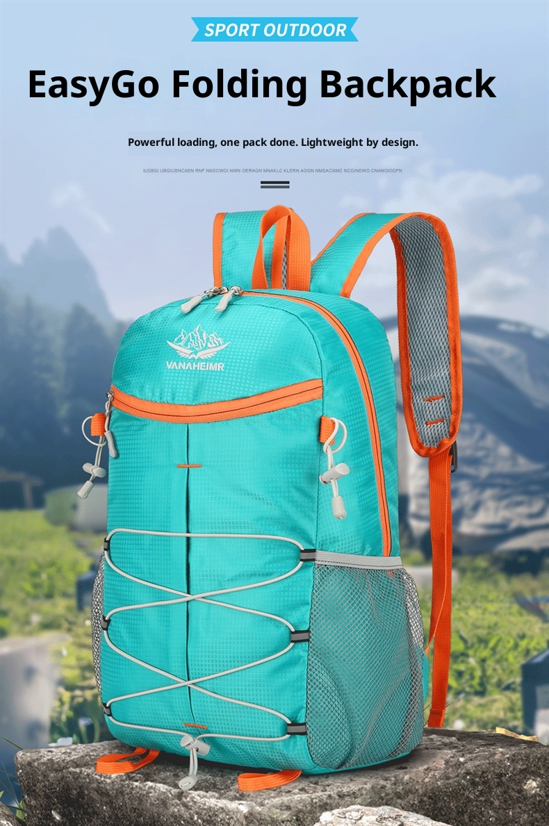 ActiveGo Fold Sports Outdoor Practical Multi-Functional Casual Hiking Bag Large Capacity Mountaineering Cycling Backpack_voghion.com