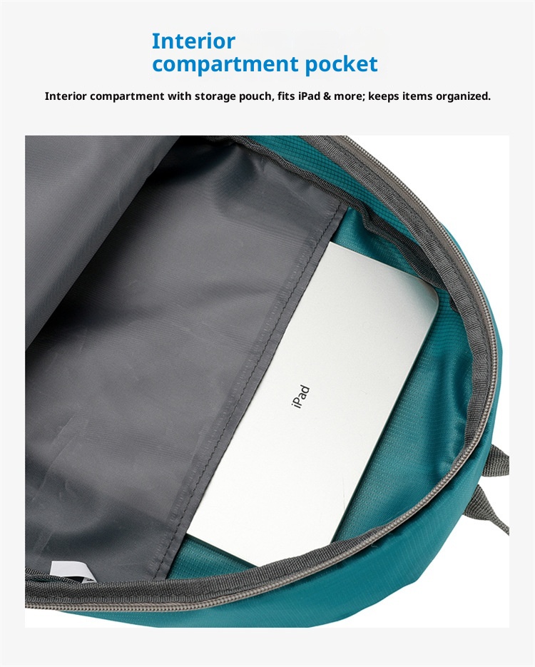 Zaino sportivo da uomo e da donna ActiveGo, leggero e di grande capacità, per attività all'aperto, trekking, alpinismo e altro ancora._voghion.com