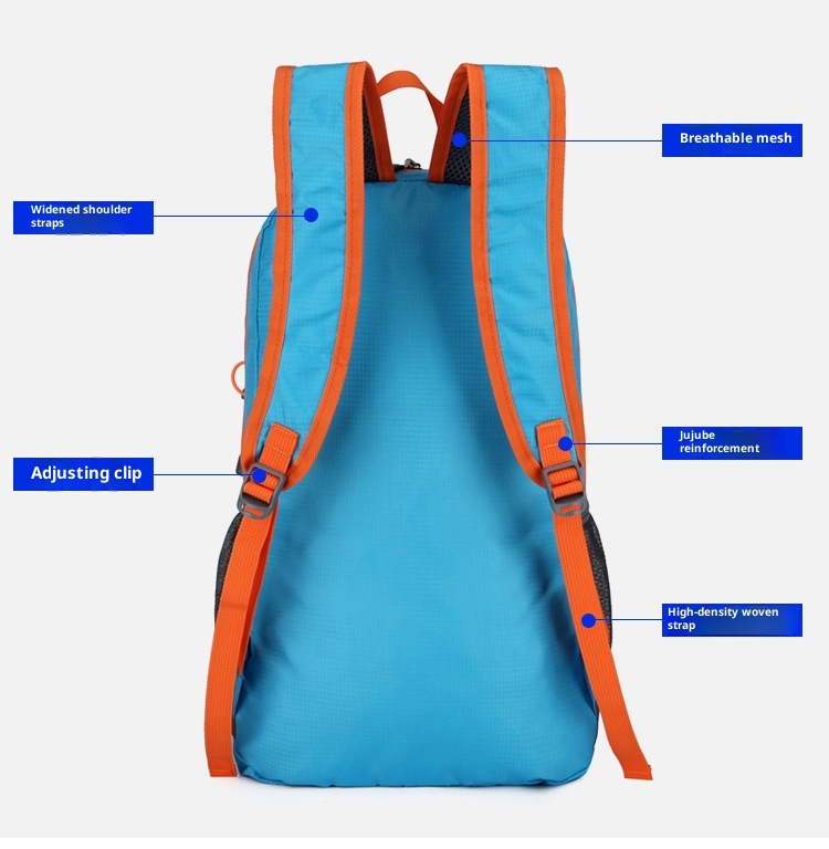 ActiveGo Cross-border Lihtweiht Foldin Hikin Lare Capacity Outdoor Travel Backpack Water-resistant Portable Sports School_voghion.com