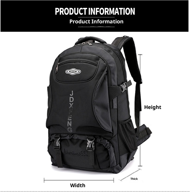 ActiveGo Outdoor Men Large Capacity Lightweight Casual Hiking Backpack Women Waterproof Travel Mountaineering Bag_voghion.com