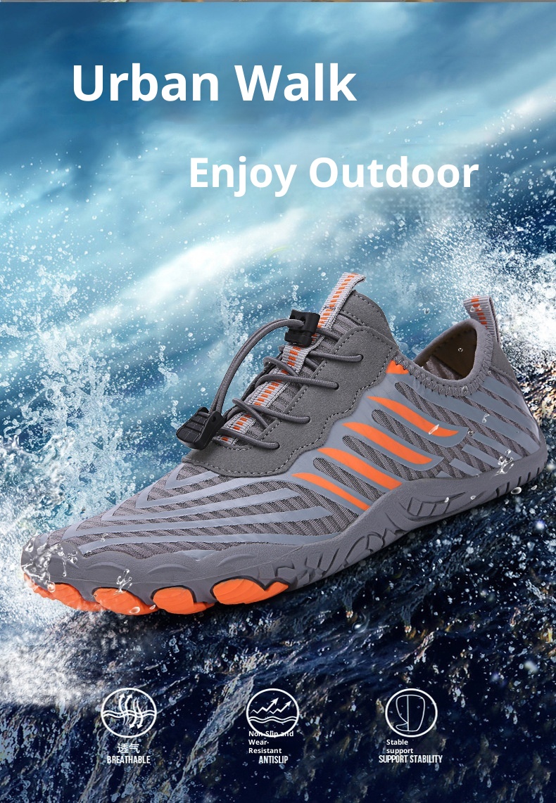 ShoeGlobe ShoeGlobe Scarpe da trekking a cinque dita per uomo e donna, per guado, spiaggia, outdoor, anfibio, nuoto, asciugatura rapida_voghion.com