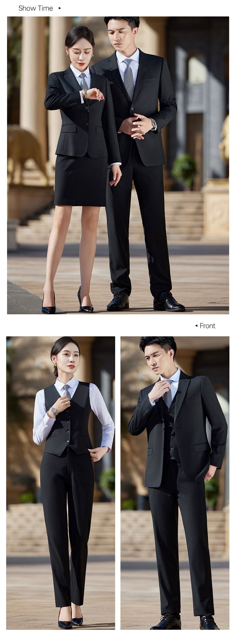 Erkek Çocuk Üç Parçalı Takım Profesyonel Giyim Kadın Elbisesi Düğün Sağdıç Kıyafeti Resmi Grup İş Erkek Takım Elbisesi_voghion.com