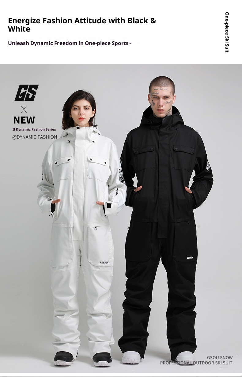 001 Gsousnow Suit per uomo e donna, monopezzo antivento, impermeabile, traspirante, caldo, giacca da sci per coppia con tavola singola e doppia_voghion.com