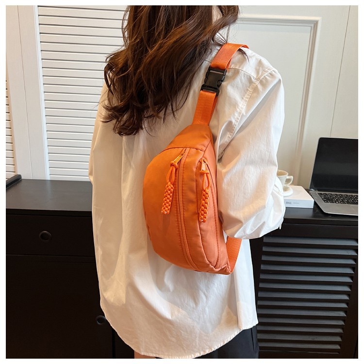 001 Phone Waist Simple Trendy Brand Men's Chest Japanese Style Lightweight Single Shoulder Small Backpack Women's Casual_voghion.com