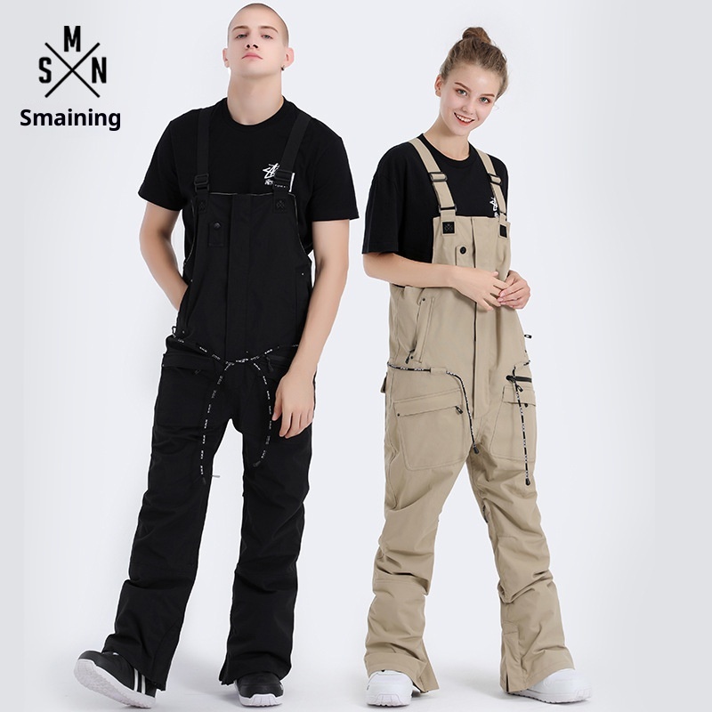 001 Erkek ve Kadın Tek Parça Sıcak Rüzgar Geçirmez Su Geçirmez Dış Mekan Ekipmanları Snowboard Kayak Takımı Kar Pantolonu_voghion.com