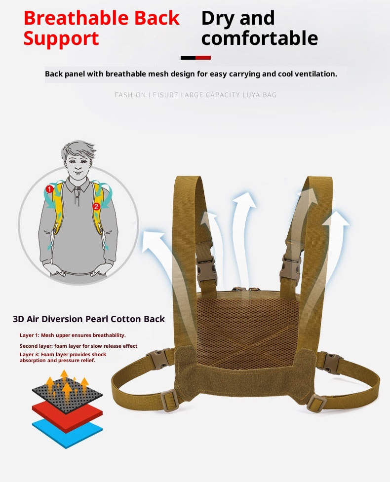 001 Cross-Border Outdoor Exclusieve Nieuwe Soorten Tactische Rugzak Crossbody Wandelen Caming Enkele Schouder Borsttas Met_voghion.com