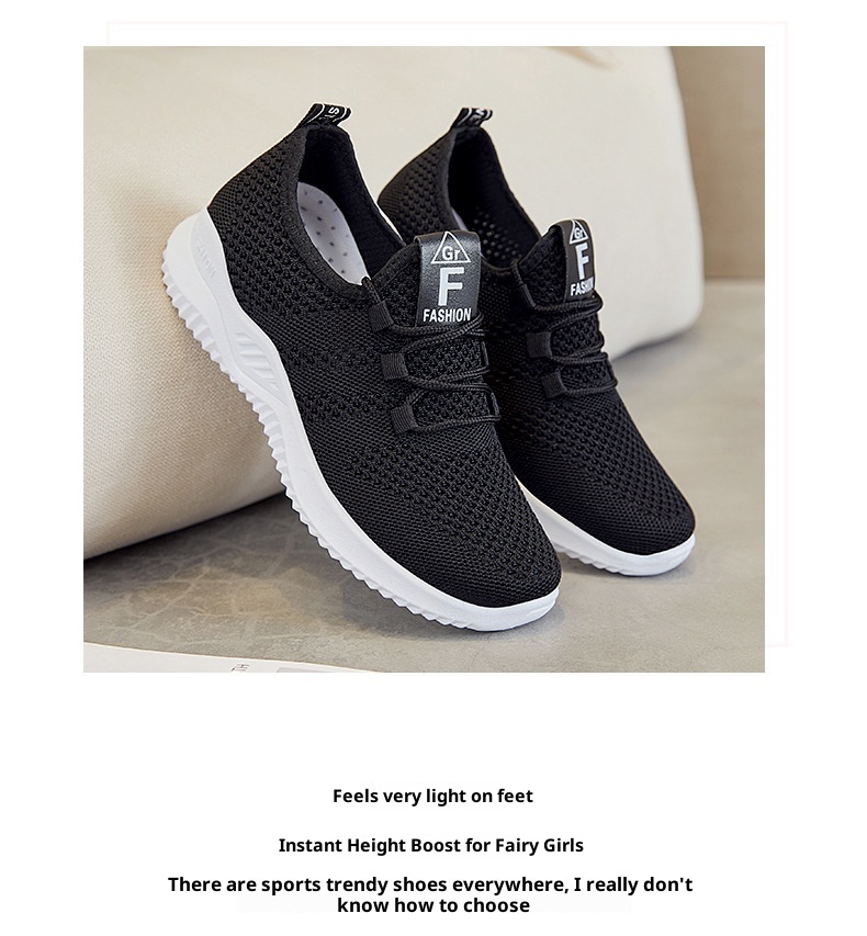 ShoeGlobe Zomer Nieuwe Casual Running Buitenlandse Handel Dames Ademende Enkel Zachte Zool Sportschoenen Voor Dames_voghion.com