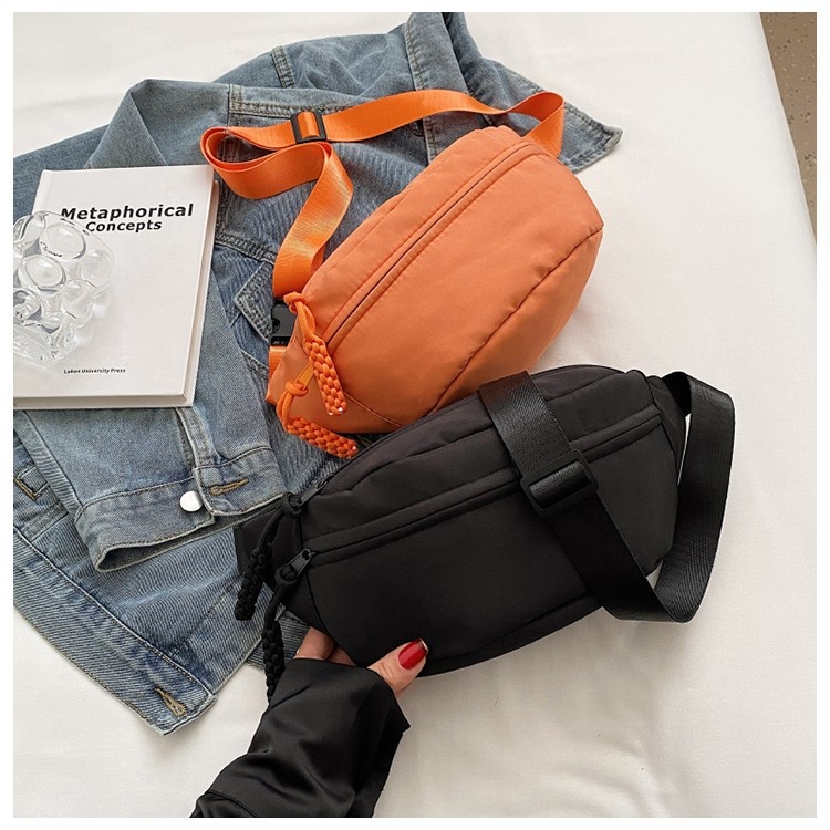 001 Phone Waist Simple Trendy Brand Men's Chest Japanese Style Lightweight Single Shoulder Small Backpack Women's Casual_voghion.com
