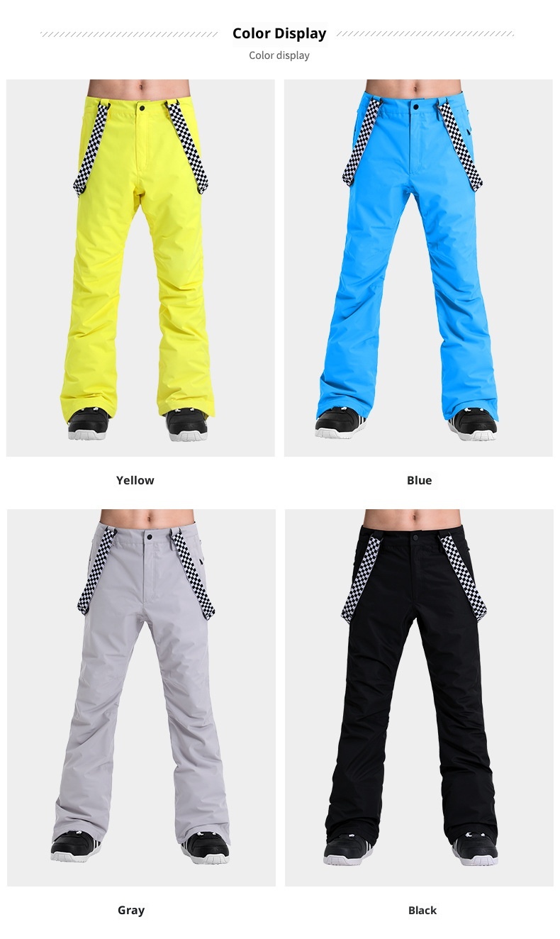 001 Men's With Straps, Windproof, Waterproof, Thickened, Warm, Adult Single And Double Board Sports Outdoor Cross-border Ski_voghion.com