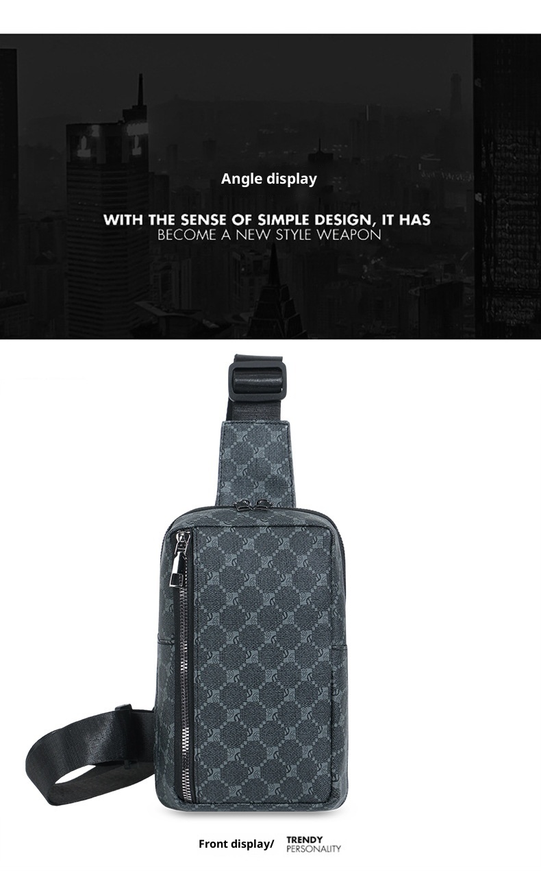 Mochila bandolera pequeña para hombre, estilo deportivo, ideal para ocasiones informales. También disponible en versión para mujer._voghion.com